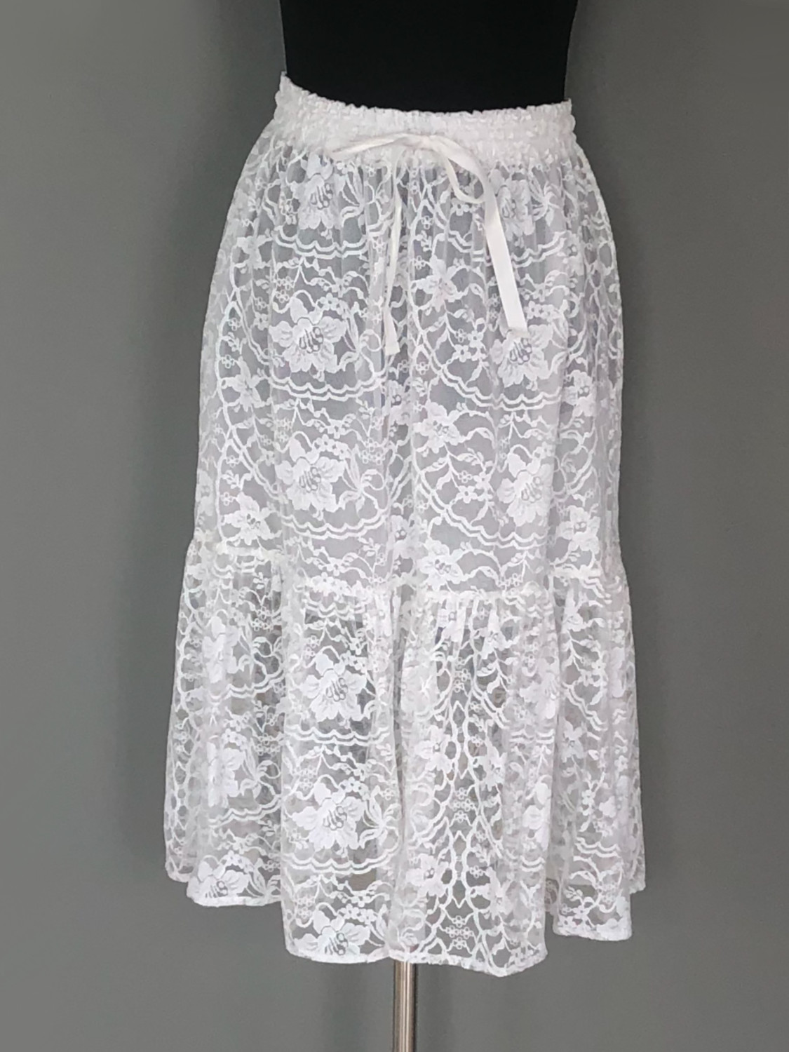 Gypsy skirt i hvid blonde - JANNIEz Design