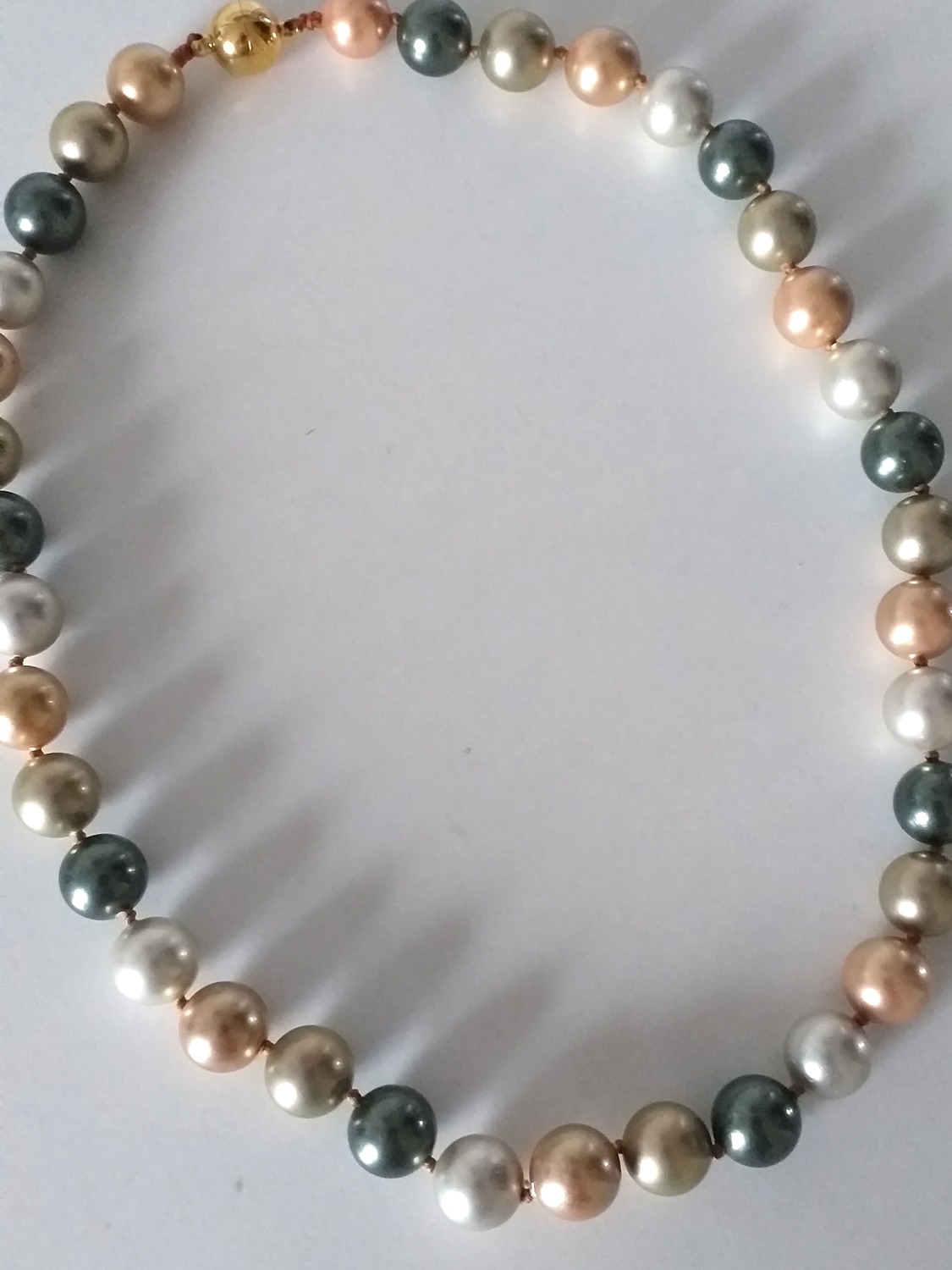 Sea Shell perlekæde i farvemiks