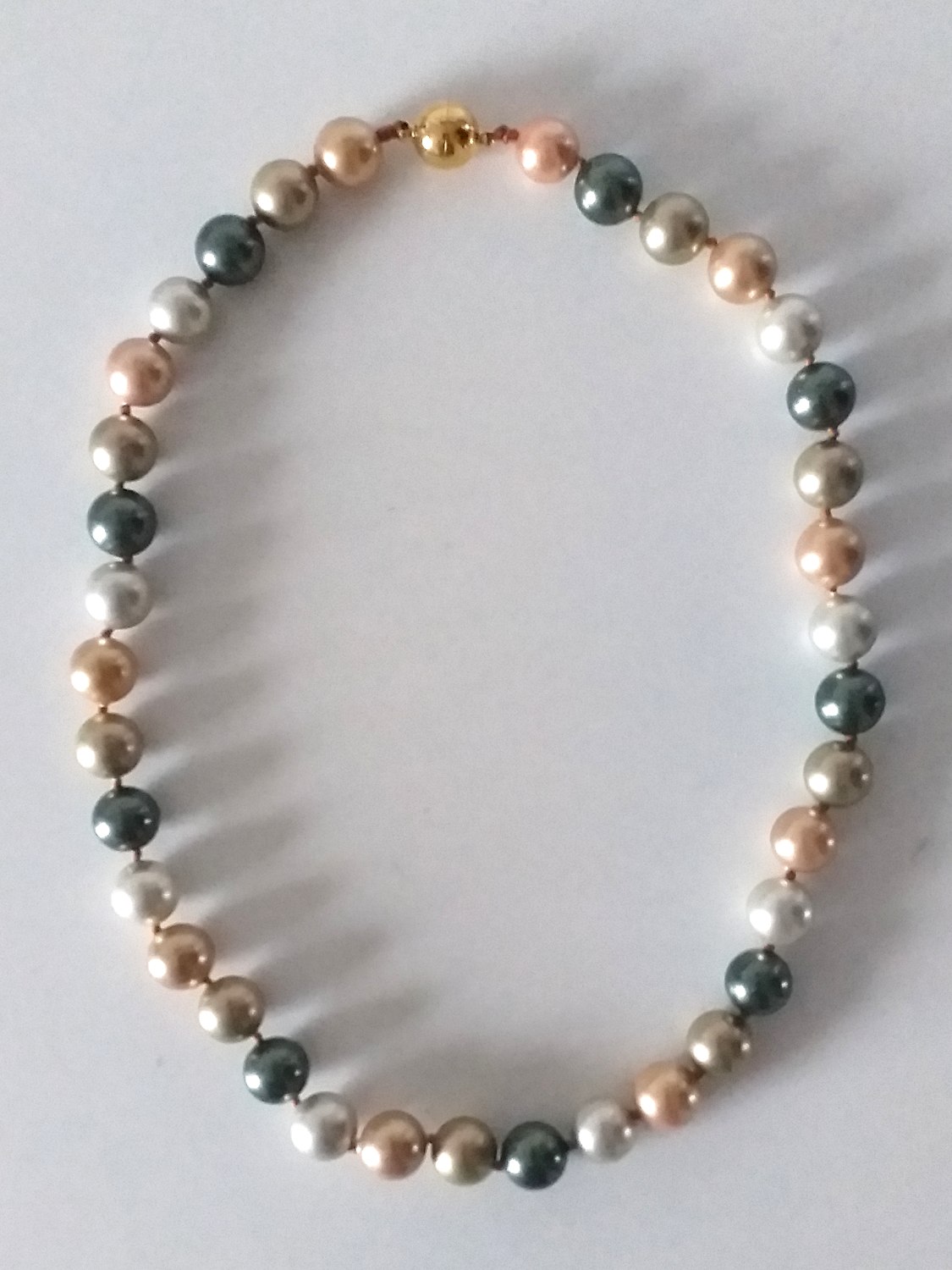 Sea Shell perlekæde i farvemiks